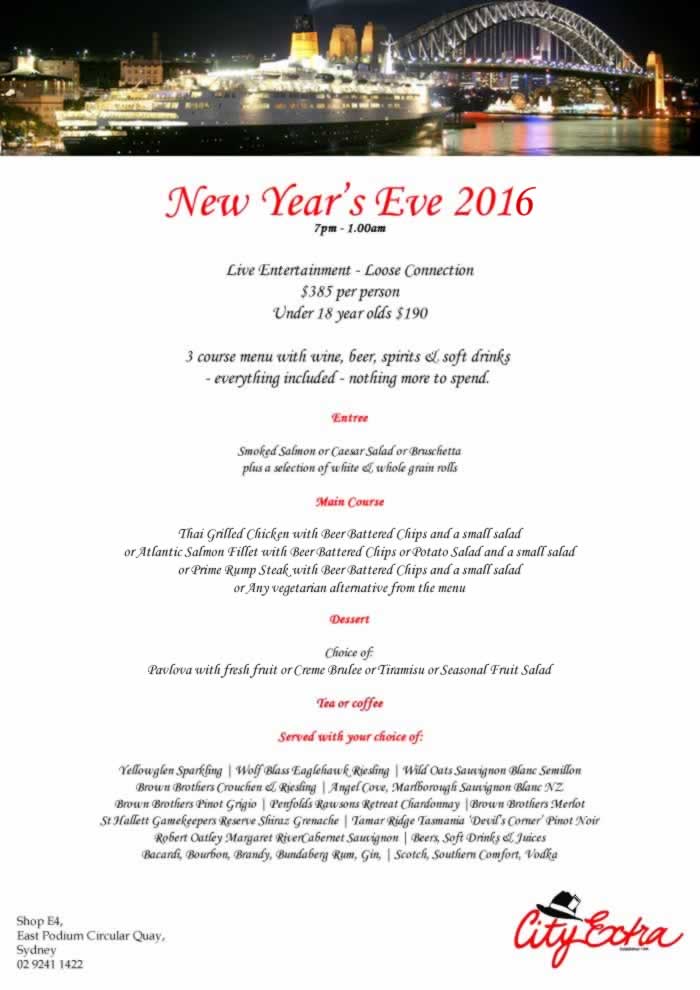 New Year's Eve Sydney guide to party event ideas