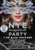 European Bier Café & Aer Rooftop Bar - NYE Masquerade Party Poster