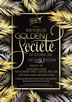 Blackbird Bar & Grill - New Year's Eve Golden Societe 2017 Poster