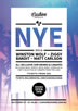 Cushion Lounge - New Year’s Eve Party Poster