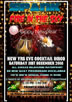 All Smiles Melbourne Waterfront - Spank Fire in the Sky New Year's Eve Cocktail Disco Poster
