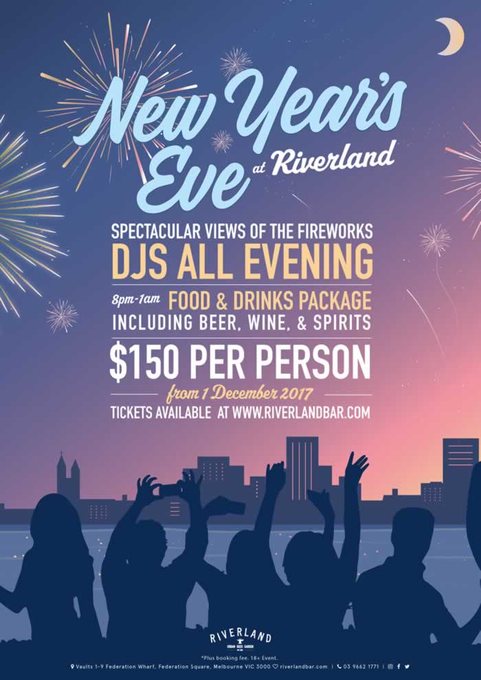New Year's Eve Melbourne ideas for NYE party and dining