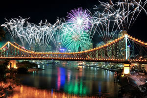 Story Bridge Brisbane NYE Fireworks