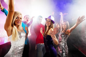 Dancing at a NYE party in Darwin