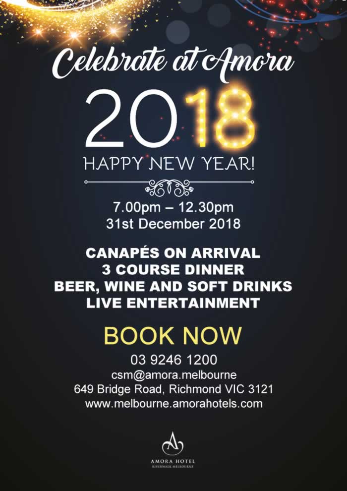 New Year's Eve Melbourne ideas for NYE party and dining