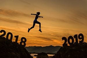 Make the jump on NYE from 2018 to 2019
