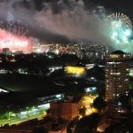 Sydney Harbour New Years Eve Fireworks from the 25th Floor