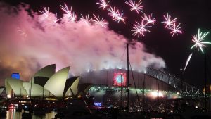 Fireworks at Sydney New Year's Eve