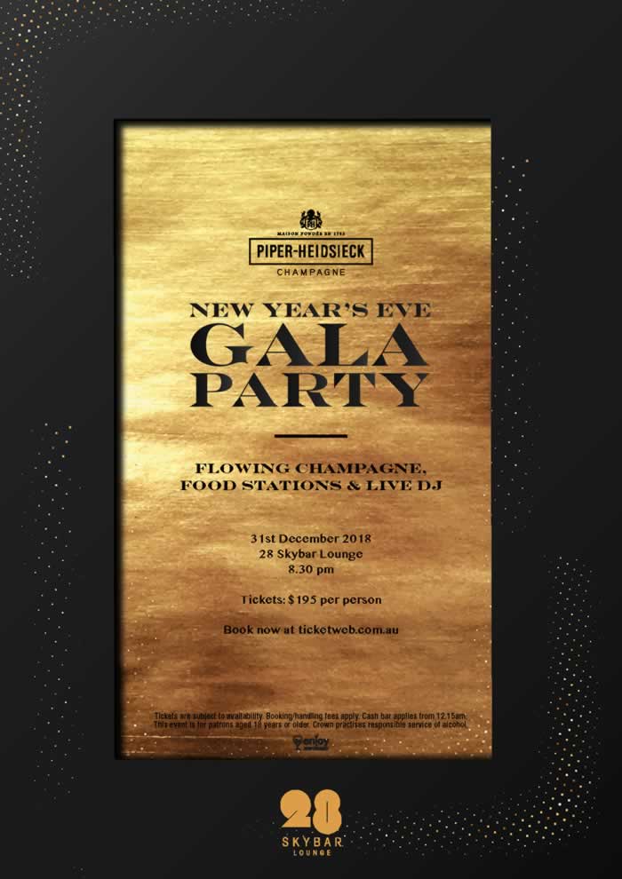 New Year's Eve Melbourne ideas for NYE party and dining