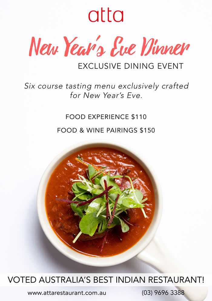 New Year's Eve Melbourne ideas for NYE party and dining