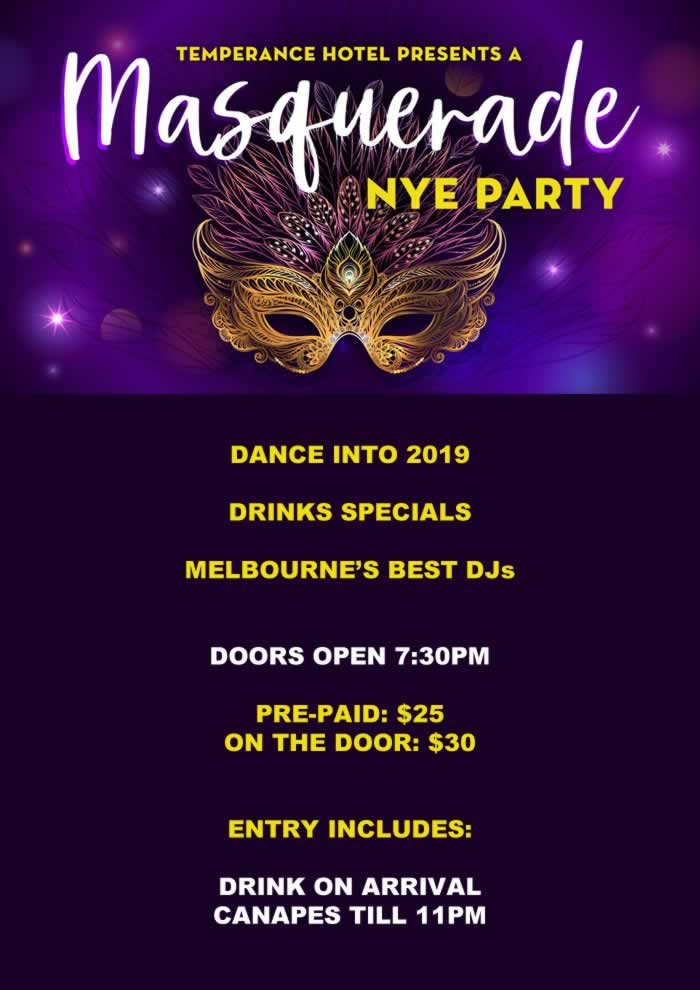 New Year's Eve Melbourne ideas for NYE party and dining