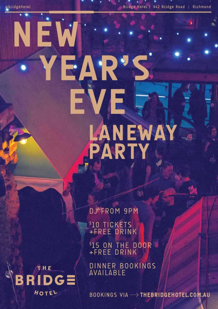 New Year's Eve Melbourne ideas for NYE party and dining