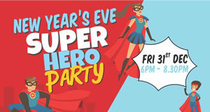 Vines Resort Cafe New Year's Eve Superhero Party Perth