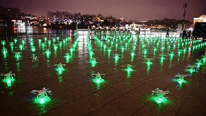 Drones light show for NYE