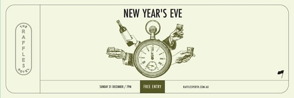 The Raffles Hotel - New Year's Eve - Perth