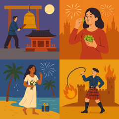 NYE Customs, Symbols and Celebrations around the World