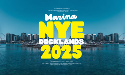 Marina NYE Docklands 2025 Melbourne