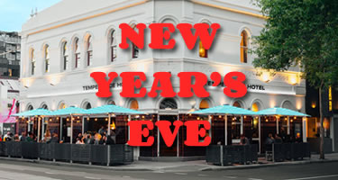 Temperance Hotel New Year's Eve Melbourne